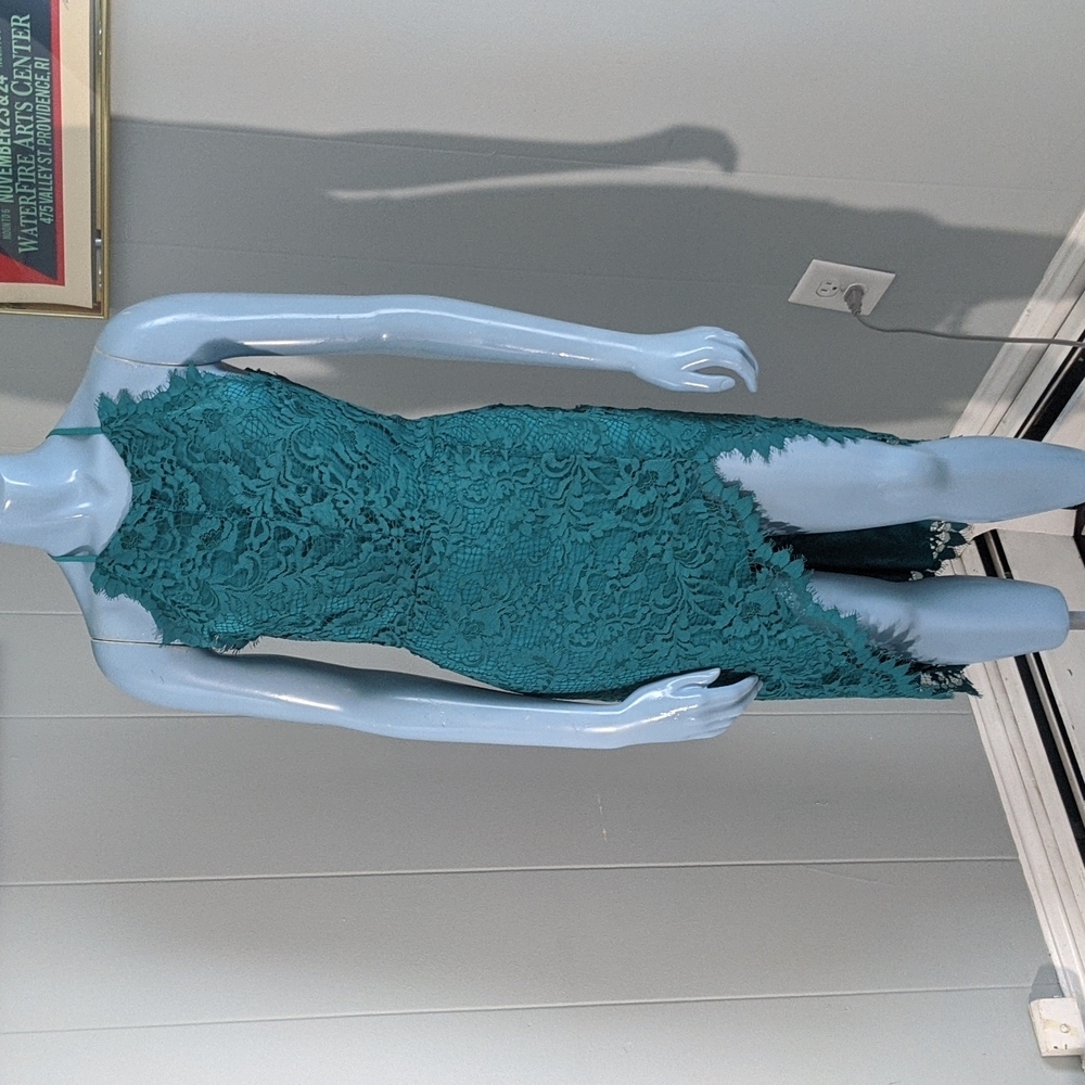 👩🏼‍🦰 For Love & Lemons Turquoise Tinkerbell Dress